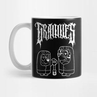 Death Metal Bluey Grannies Mug